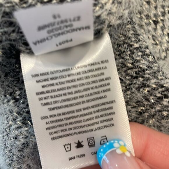 Jessica Simpson Leopard Sweater Cardigan Girls Size M (8/10) - Picture 10 of 10